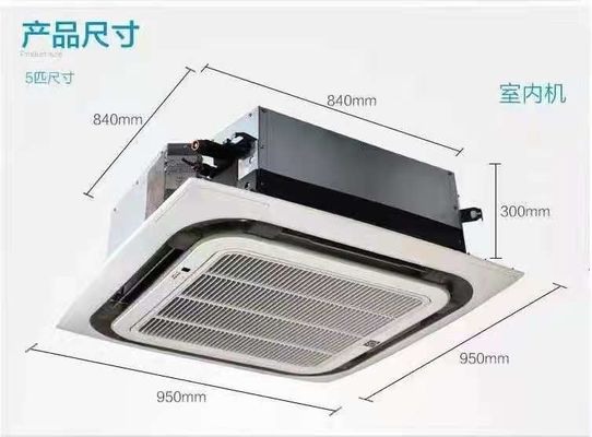 冷却し、熱する割れたエアコン壁に取り付けられた1HP 9000btu R410
